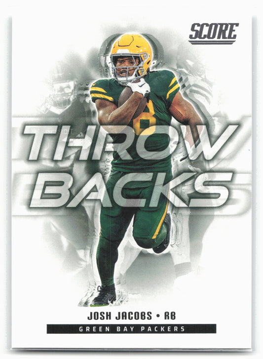 2025 Score #7 Josh Jacobs Throwbacks