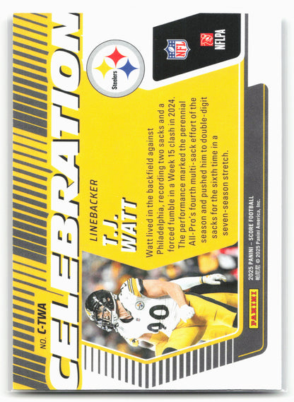 2025 Score #C-TWA T.J. Watt Celebration