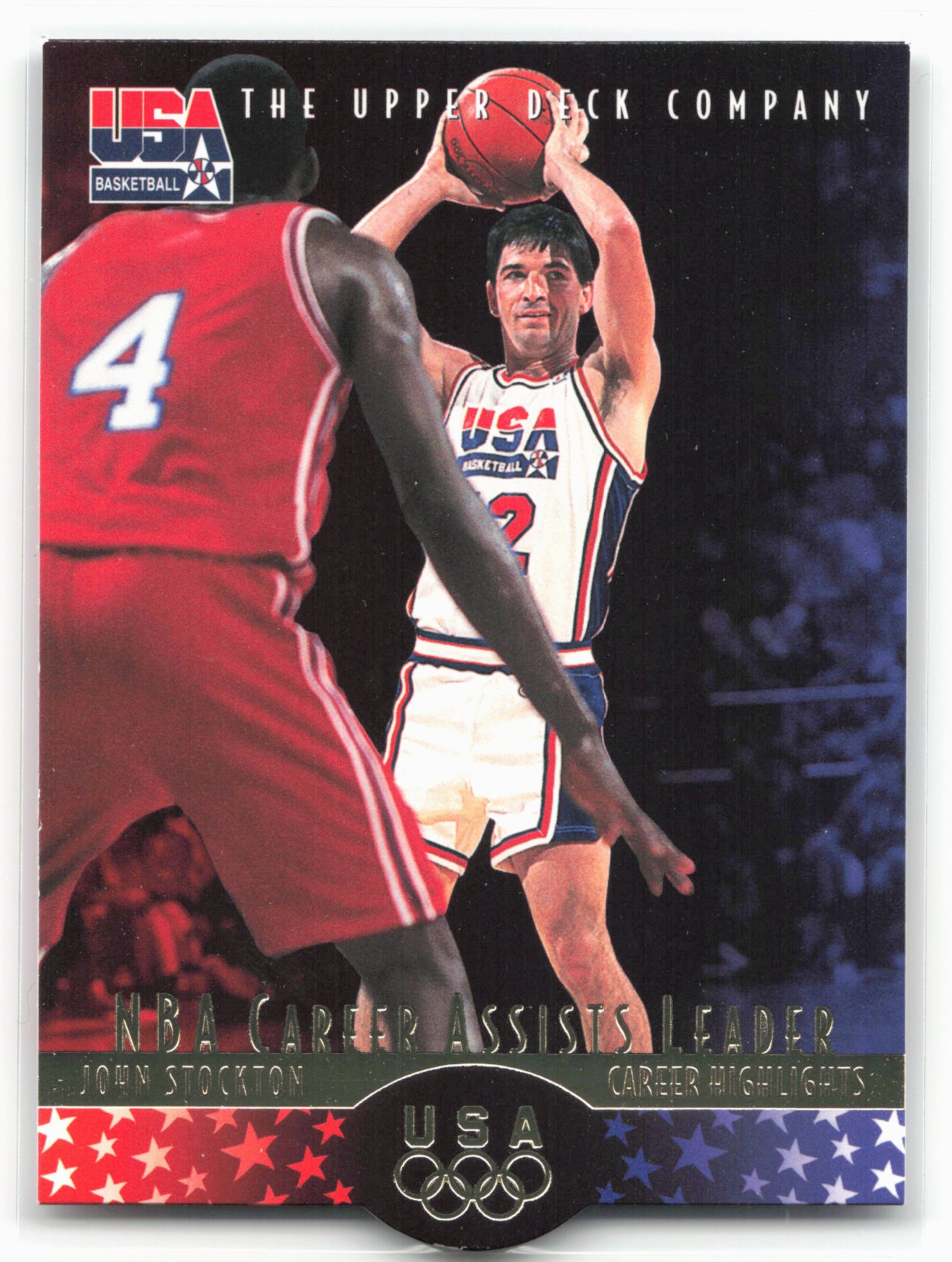 1996 Upper Deck USA #38 John Stockton 21449