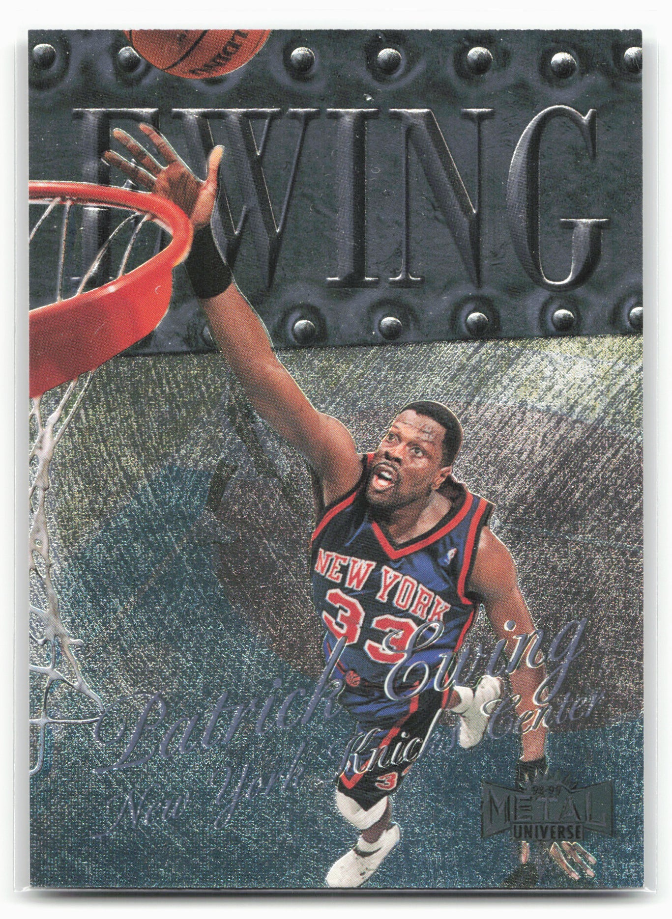 1998-99 Metal Universe #22 Patrick Ewing 21456
