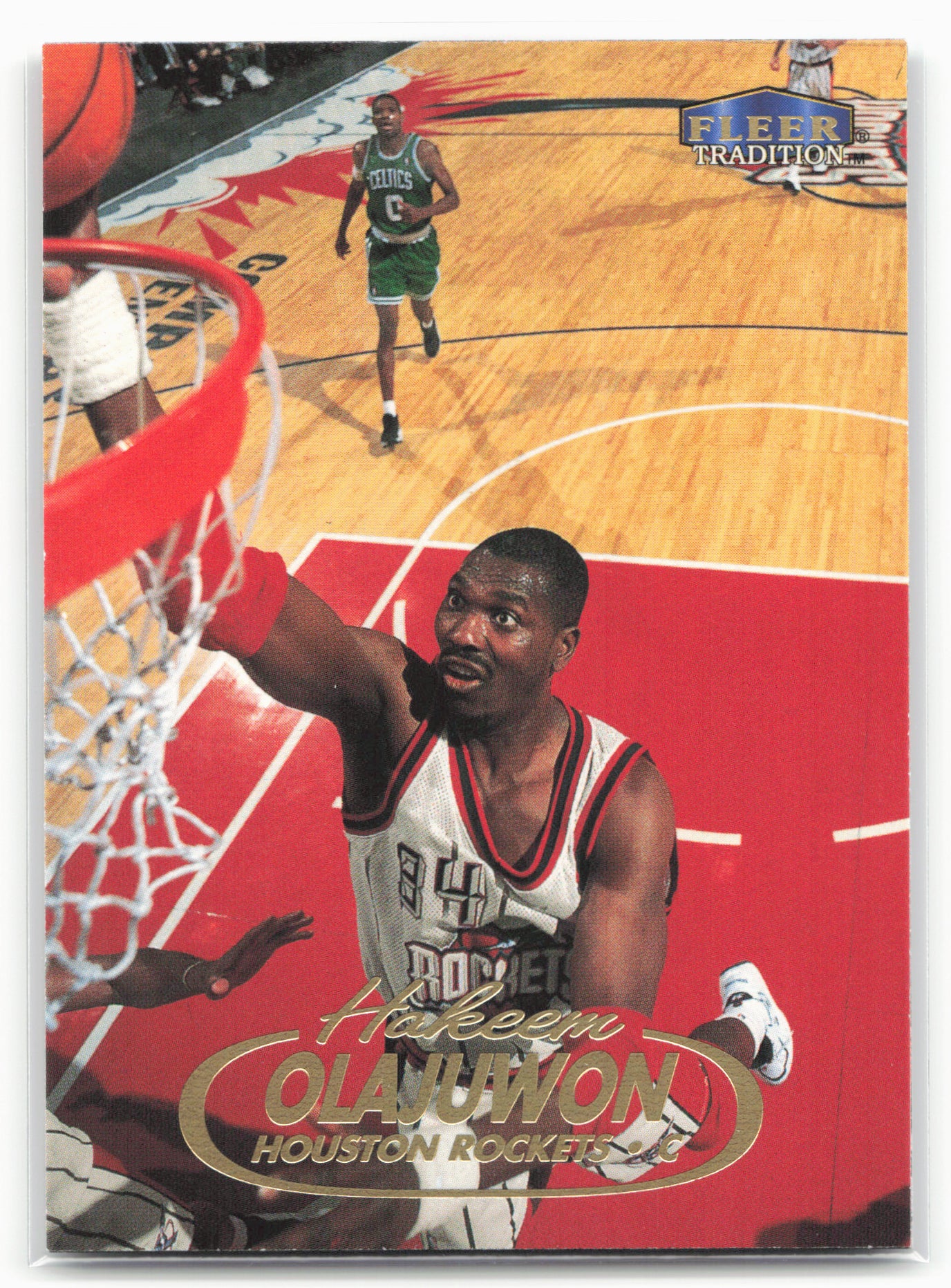 1998-99 Fleer Tradition #34 Hakeem Olajuwon