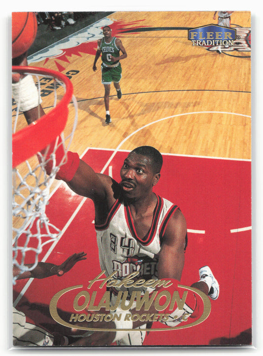 1998-99 Fleer Tradition #34 Hakeem Olajuwon