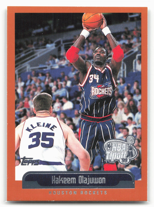 1999-00 Topps Tipoff #105 Hakeem Olajuwon 21474