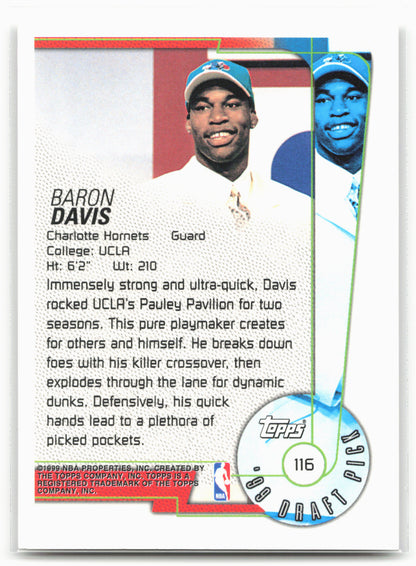 1999-00 Topps #116 Baron Davis