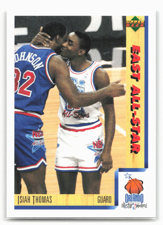 1991-92 Upper Deck Italian #3a Isiah Thomas