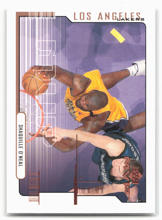 2000-01 Upper Deck MVP #76 Shaquille O'Neal