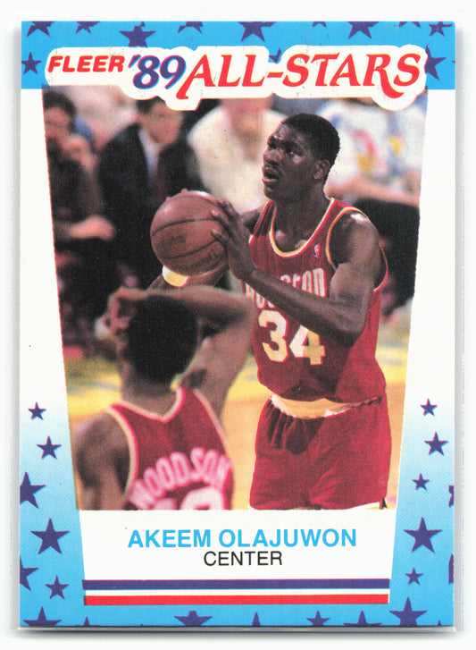 1989-90 Fleer #2 Akeem Olajuwon Stickers