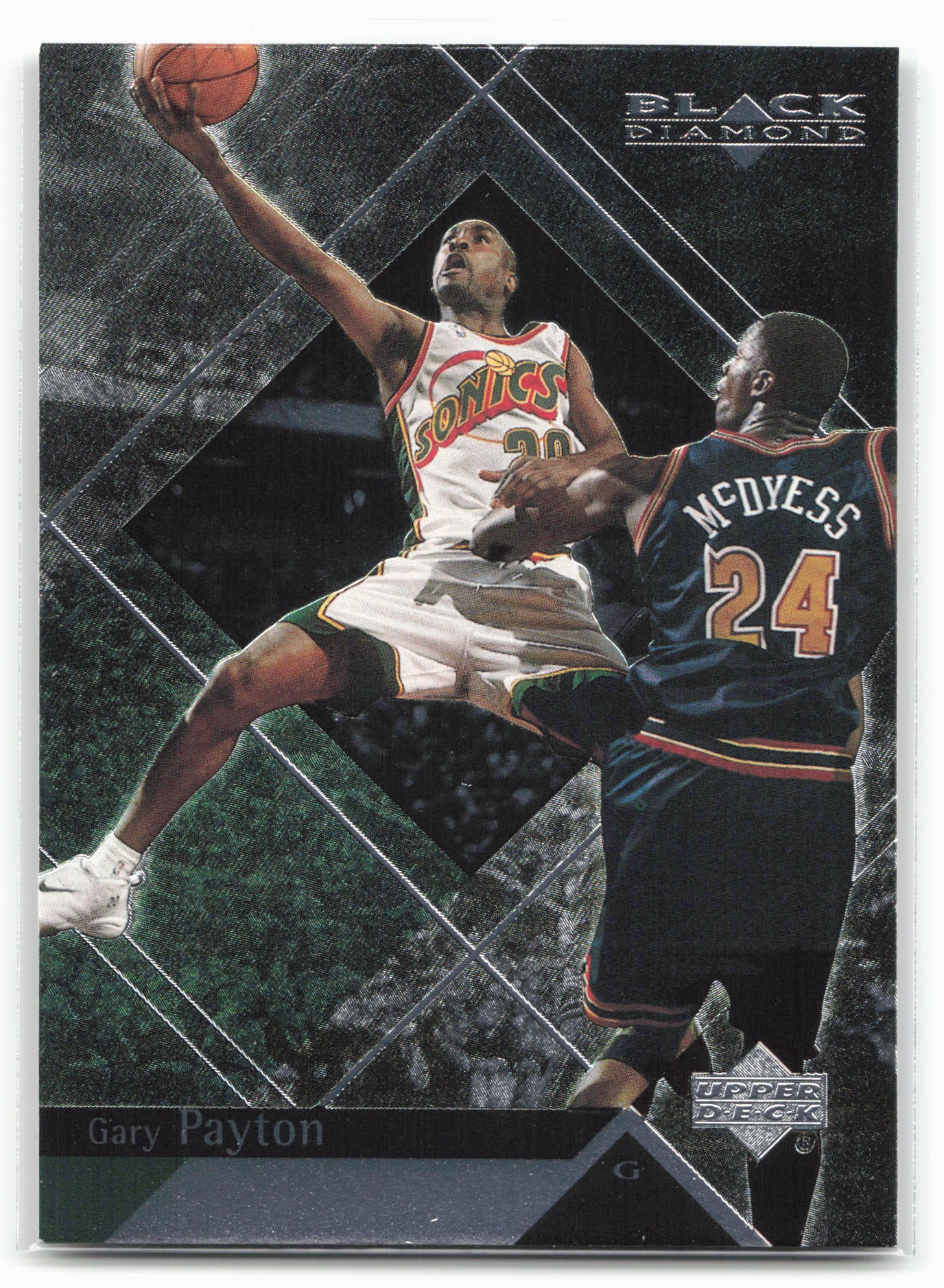 1999-00 Upper Deck Black Diamond #76 Gary Payton