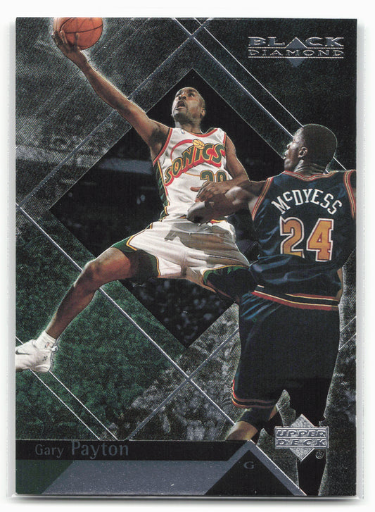 1999-00 Upper Deck Black Diamond #76 Gary Payton