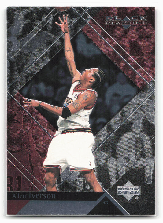 1999-00 Upper Deck Black Diamond #60 Allen Iverson