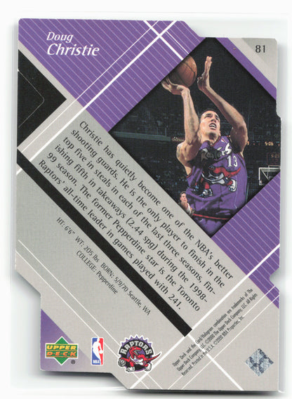 1999-00 Upper Deck Black Diamond #81 Doug Christie Diamond Cut