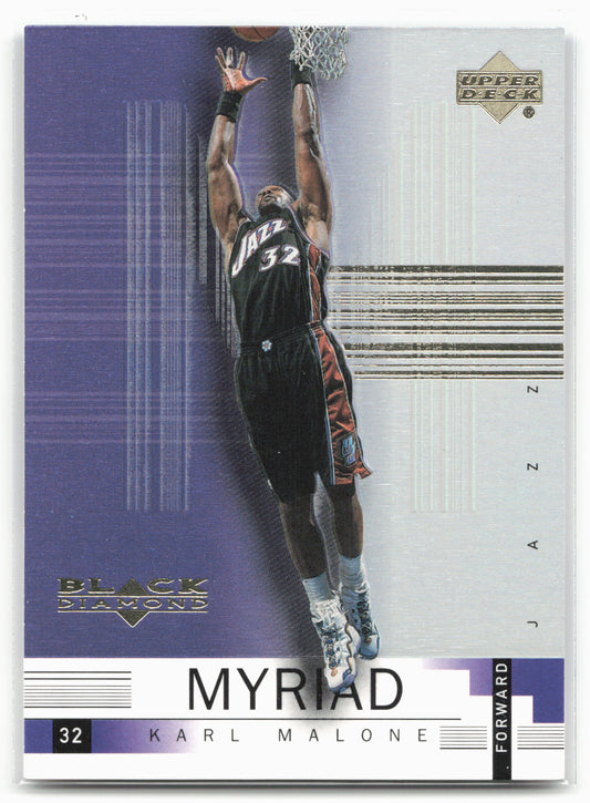 1999-00 Upper Deck Black Diamond #M8 Karl Malone Myriad