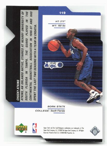 1999-00 Upper Deck Black Diamond #119 Chucky Atkins Diamond Cut