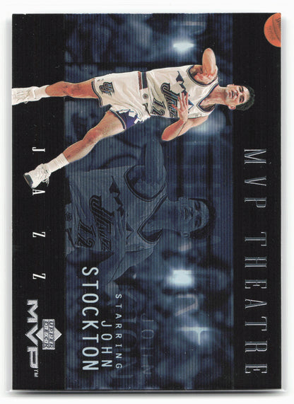 2000-01 Upper Deck MVP #M5 John Stockton MVP Theatre 21528