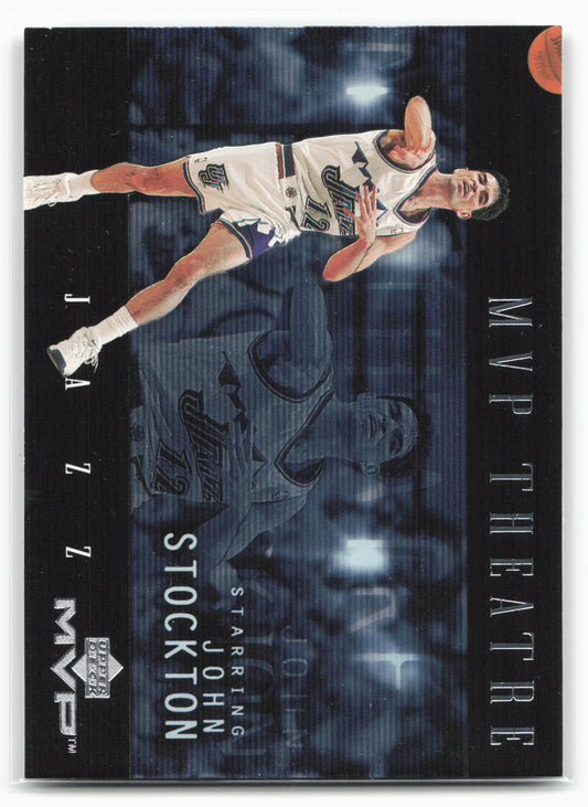 2000-01 Upper Deck MVP #M5 John Stockton MVP Theatre 21528
