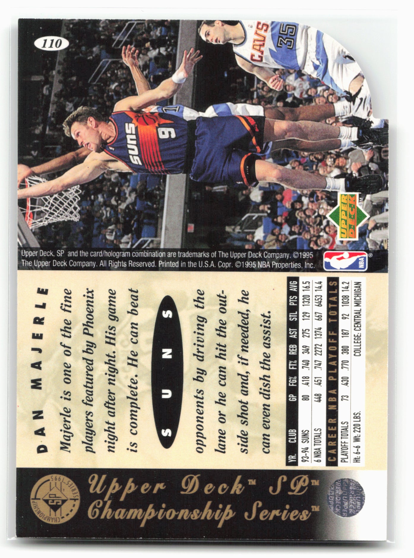 1994-95 SP Championship #110 Dan Majerle Die Cuts
