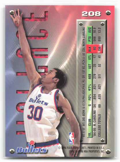 1995-96 Metal #208 Rasheed Wallace