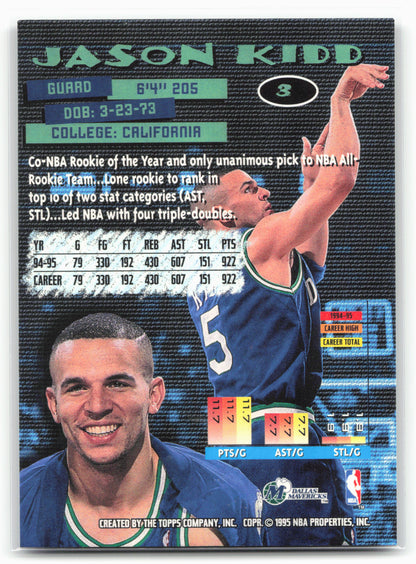 1995-96 Stadium Club #3 Jason Kidd