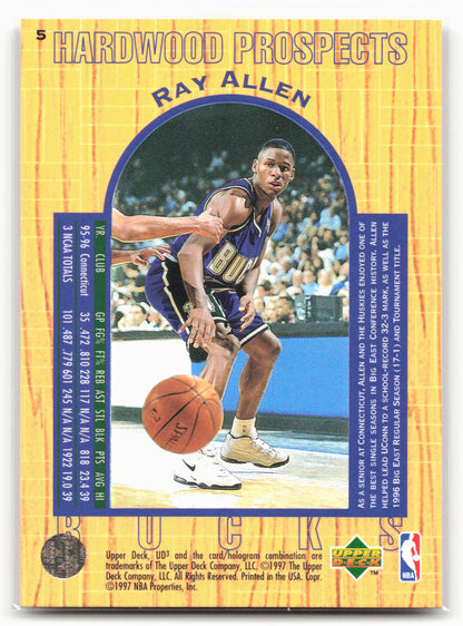 1996-97 Upper Deck UD3 #5 Ray Allen 21542
