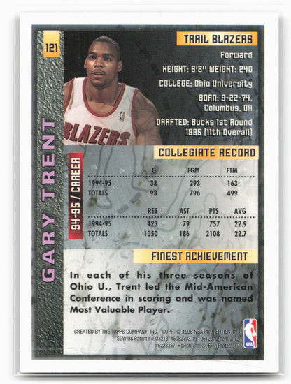 1995-96 Finest #121 Gary Trent