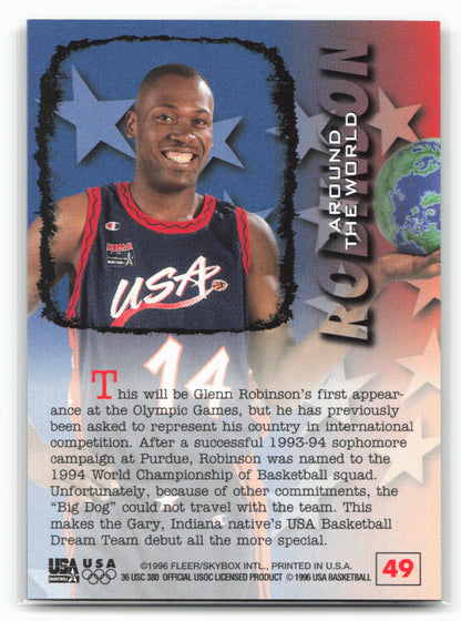 1996 Fleer USA #49 Glenn Robinson