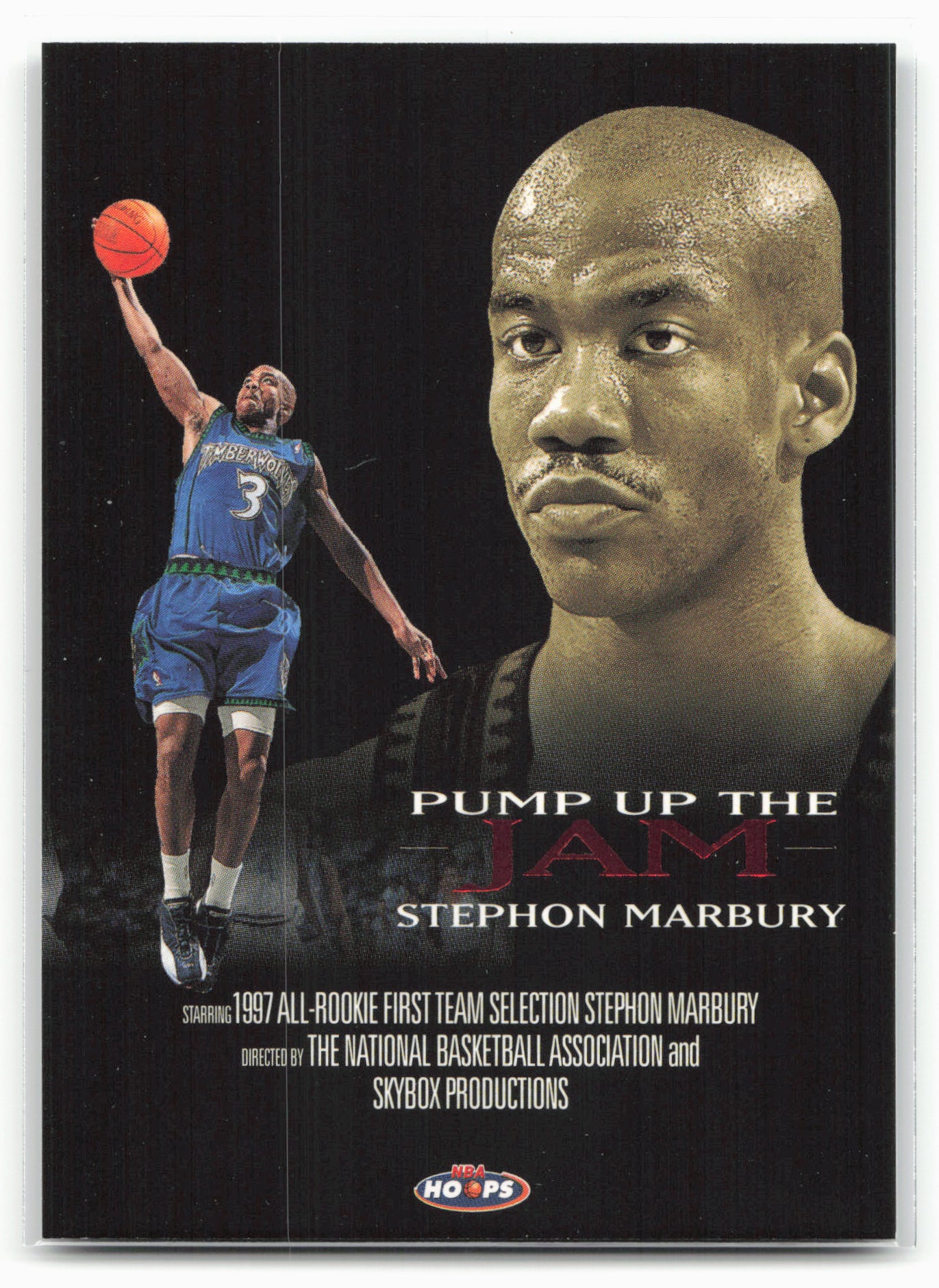 1998-99 Hoops #1 PJ Stephon Marbury Pump Up the Jam