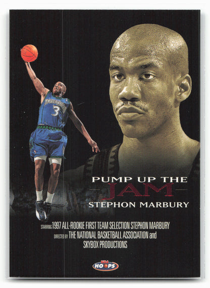 1998-99 Hoops #1 PJ Stephon Marbury Pump Up the Jam