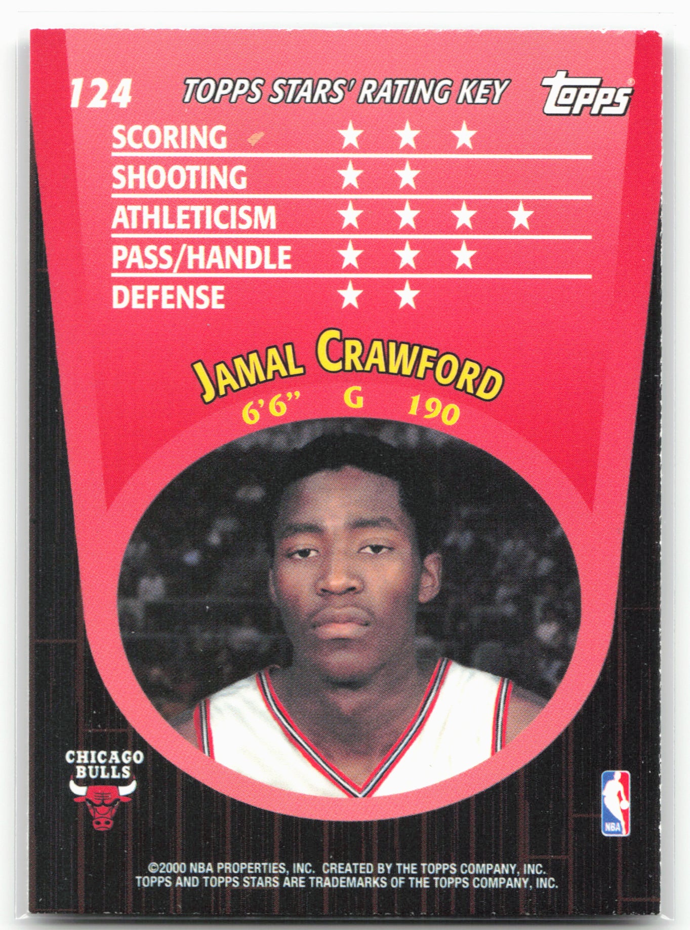 2000-01 Topps Stars #124 Jamal Crawford
