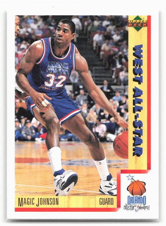1991-92 Upper Deck Italian #16a Magic Johnson