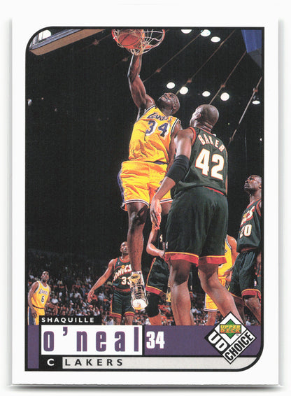 1998-99 UD Choice #68 Shaquille O'Neal