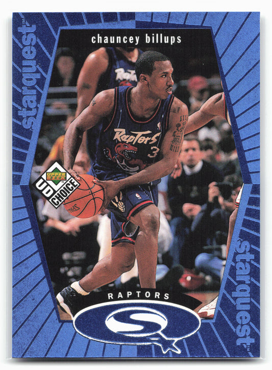1998-99 UD Choice #SQ26 Chauncey Billups StarQuest Blue