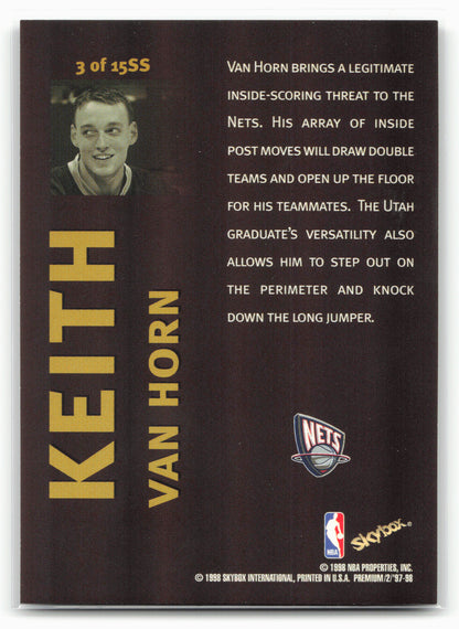 1997-98 SkyBox Premium #3 SS Keith Van Horn Star Search