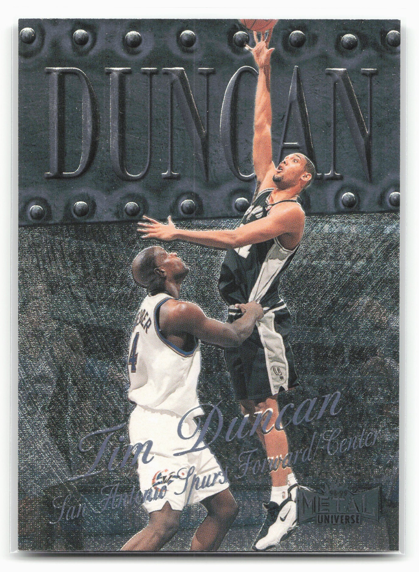 1998-99 Metal Universe #35 Tim Duncan