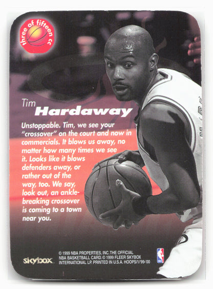 1999-00 Hoops #3CC Tim Hardaway Calling Card
