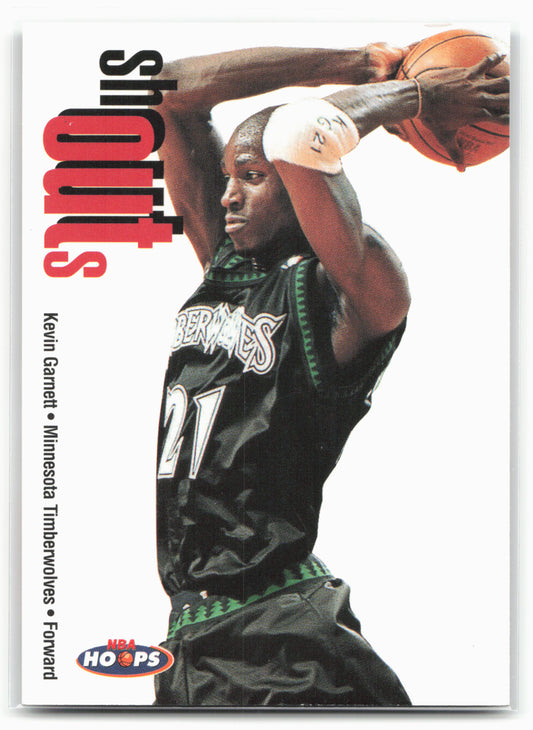 1998-99 Hoops #7 SO Kevin Garnett Shout Outs