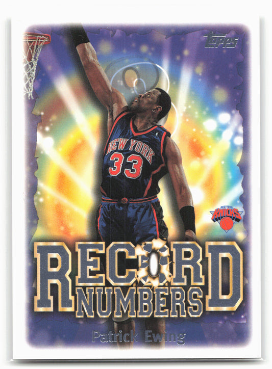1999-00 Topps #RN10 Patrick Ewing Record Numbers