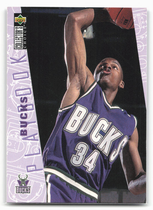 1996-97 Collector's Choice #381 Bucks Playbook