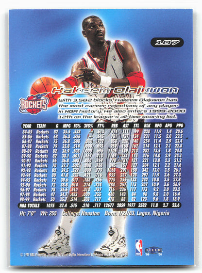 1999-00 Ultra #107 Hakeem Olajuwon