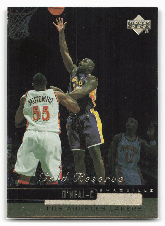 1999-00 Upper Deck Gold Reserve #102 Shaquille O'Neal