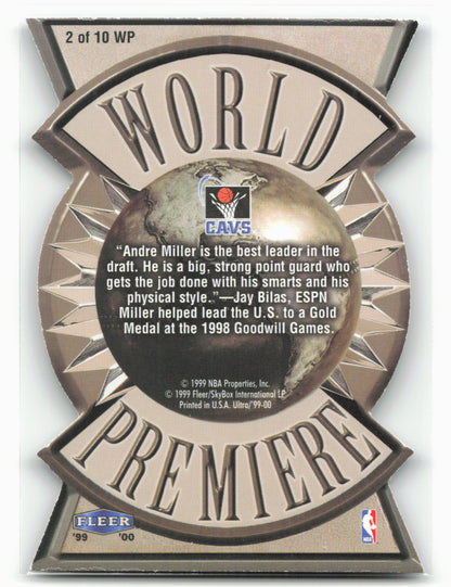 1999-00 Ultra #2 WP Andre Miller World Premiere