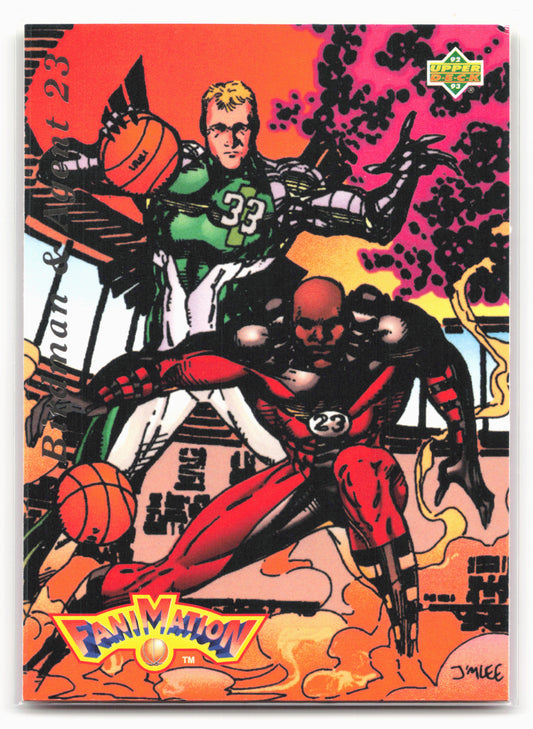 1992-93 Upper Deck #510 Larry Bird / Michael Jordan FAN