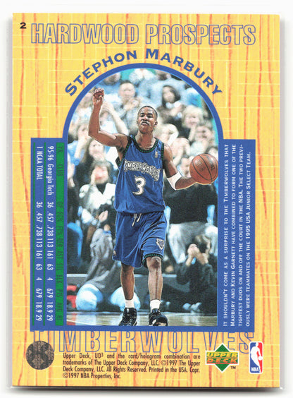 1996-97 Upper Deck UD3 #2 Stephon Marbury 21661