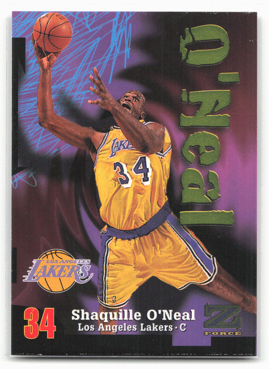 1997-98 SkyBox Z-Force #34 Shaquille O'Neal