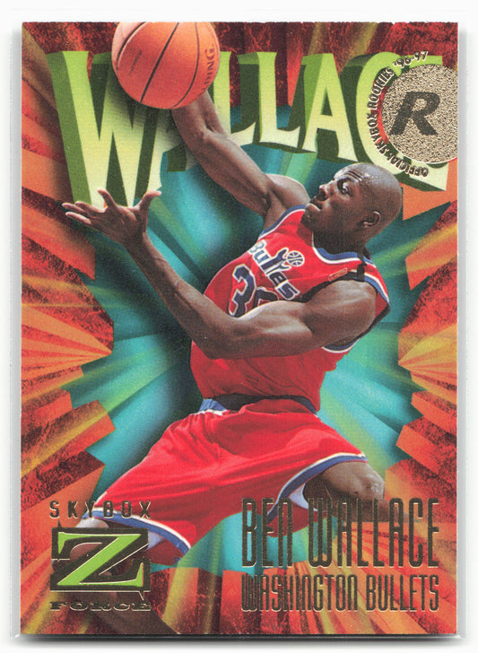 1996-97 SkyBox Z-Force #165 Ben Wallace