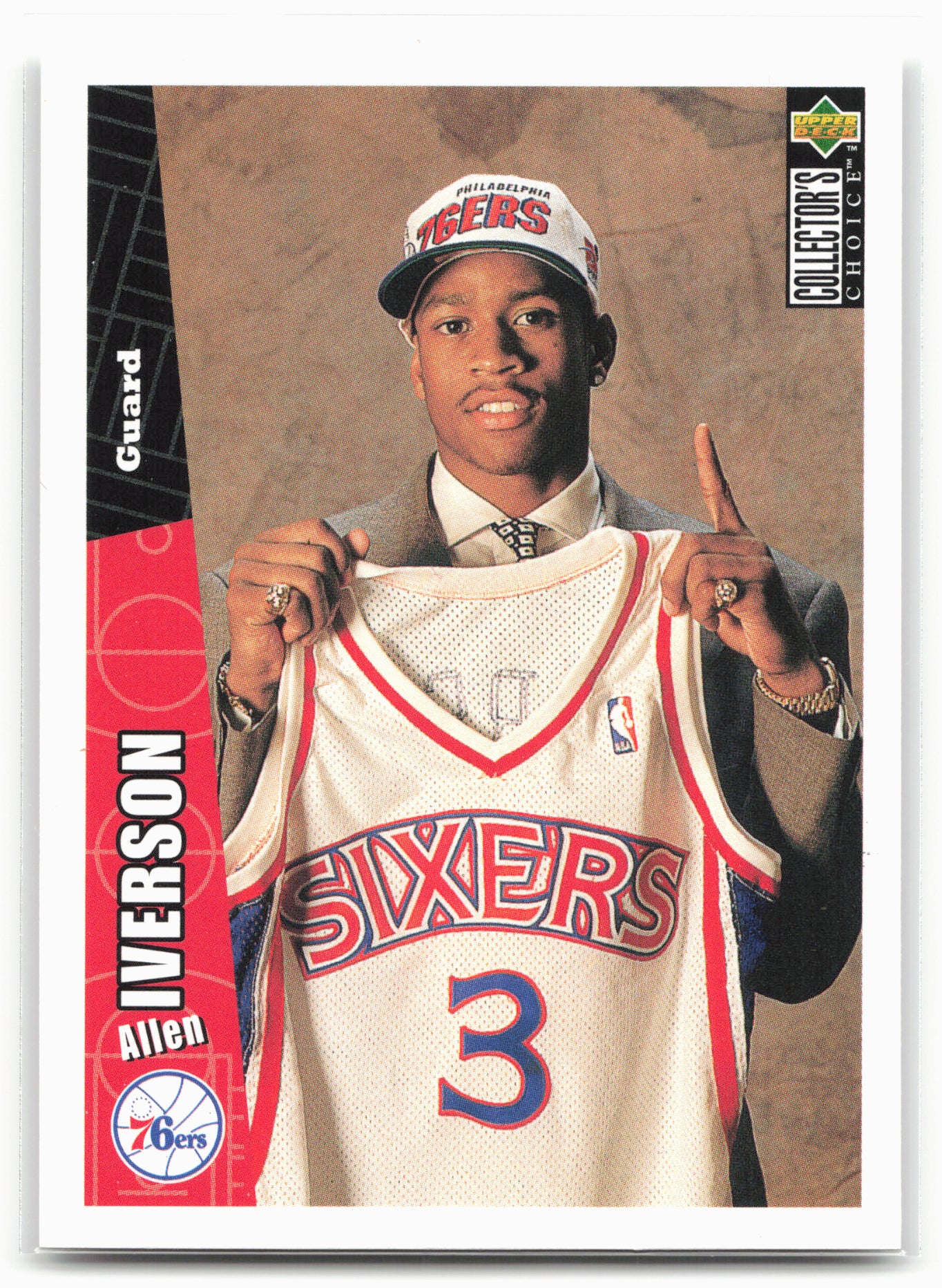 1996-97 Collector's Choice #301 Allen Iverson 21681