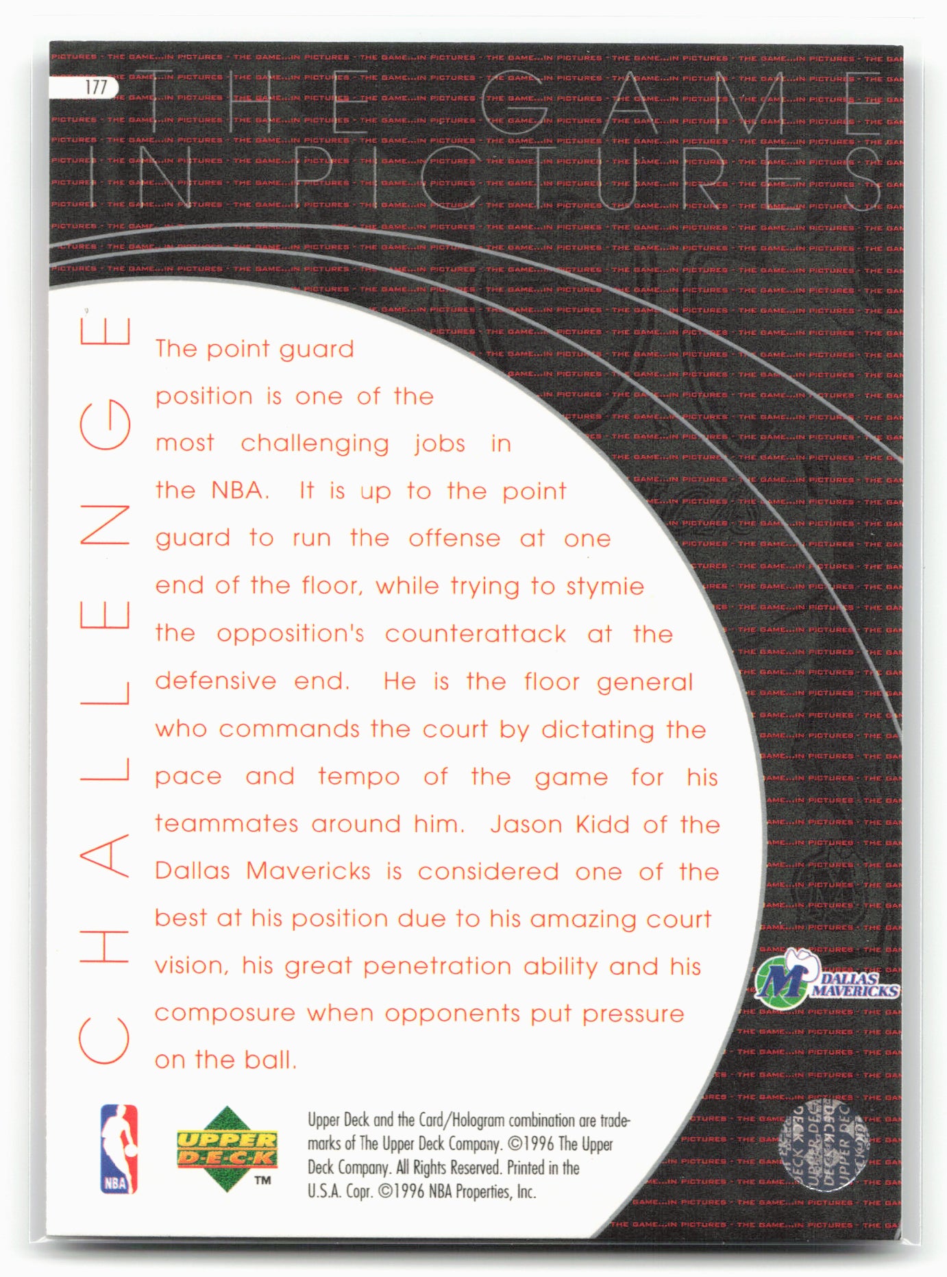 1996-97 Upper Deck #177 Jason Kidd