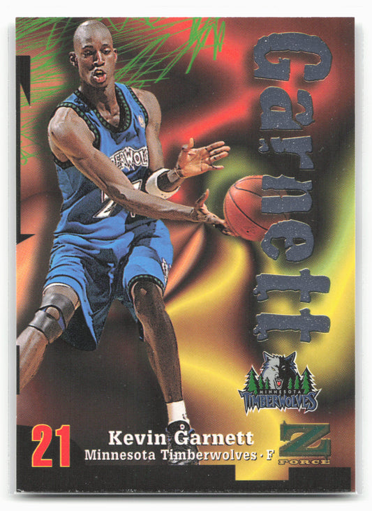 1997-98 SkyBox Z-Force #21 Kevin Garnett