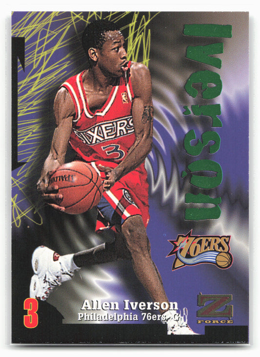 1997-98 SkyBox Z-Force #100 Allen Iverson 21694