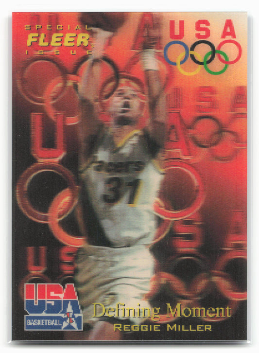 1996 Fleer USA #24 Reggie Miller
