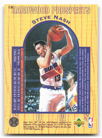1996-97 Upper Deck UD3 #15 Steve Nash 21706